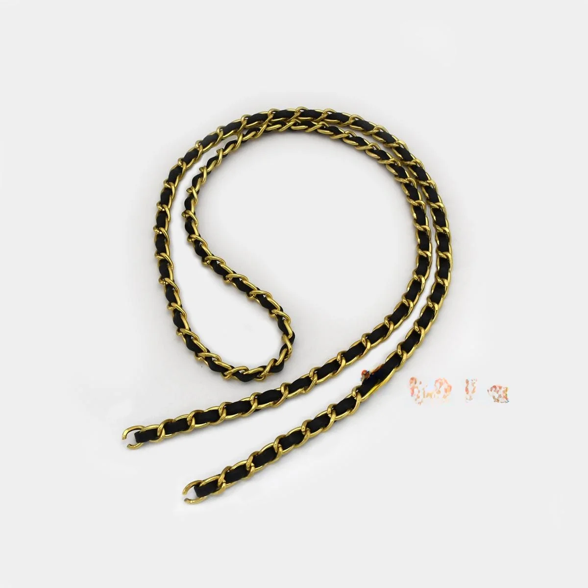 حزام كتف على شكل سلسلة من شانيل WOC، ملحقات معدنية بديلة لمحفظة حقيبة كروس وحزام تعديل