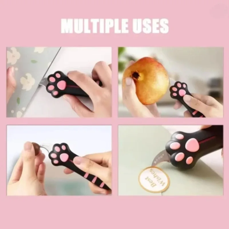 Cat Claw Box Cutter Cats Paw Knife for Carton Sealing Tape,Home Letter Openers,Gift Open,Box Paper Opener Gadgets for Cats Lover