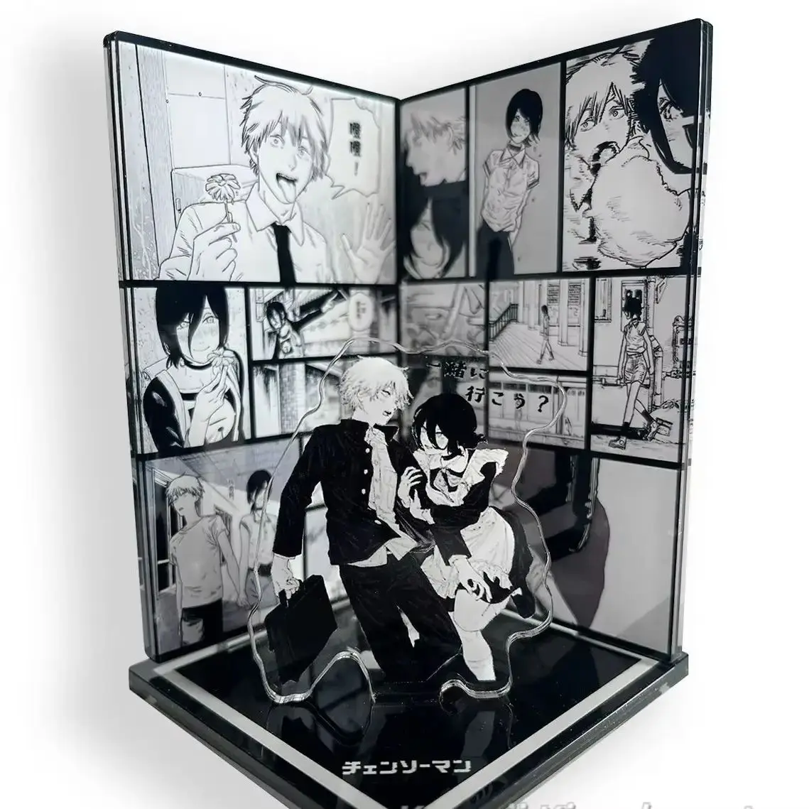 Denji Reze Cartoon Acrylic Standing Sign Ornament Cosplay Stand Plate Collector's Edition Desktop Gift