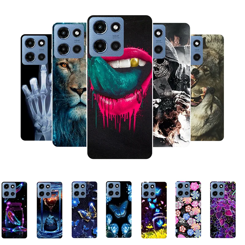 Funda para Motorola G 5G 2025  Parachoques  TPU Silicona Carcasa Trasera  Funda de teléfono de dibujos animados para Motorola Moto G 5G 2025  Fundas