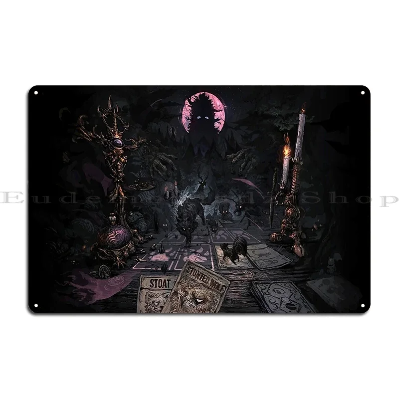 Mantis God Inscryption Oroboros Official Album Art  Metal Painting Wall Cave Club Living Room designer Tin Sign Poster