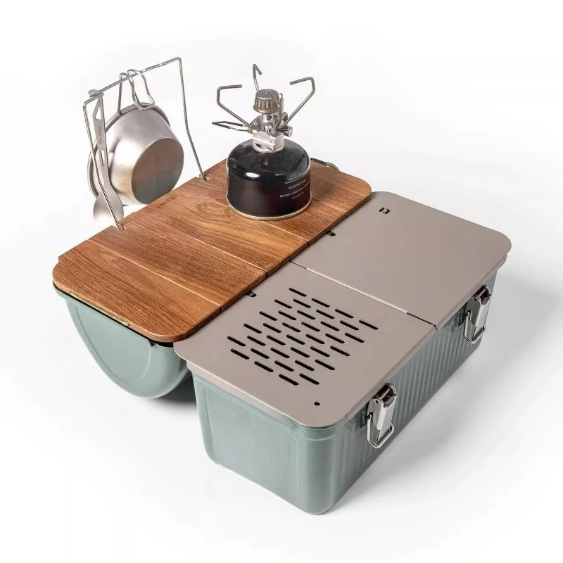 Special Accessories for Lunch Box Teak Table Board Outdoor Camping Hand Brewed Coffee