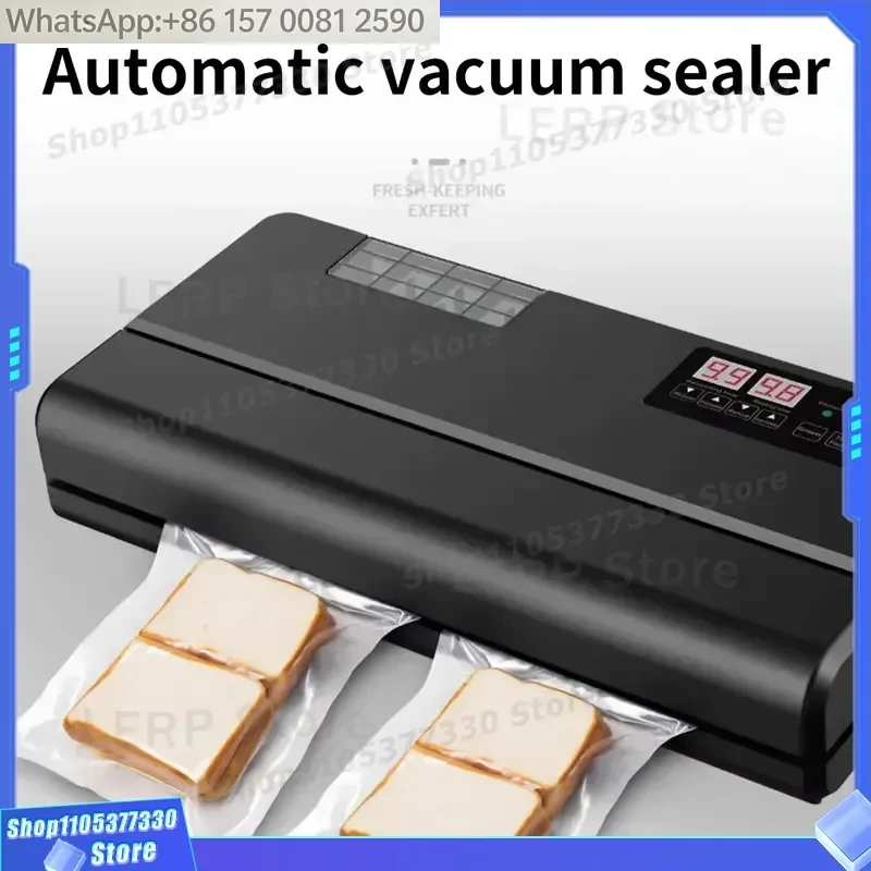 P-400 Household Electric Vacuum Sealer Machine 40cm Sealer Width 80KPA Plastic Material for Food Preservation