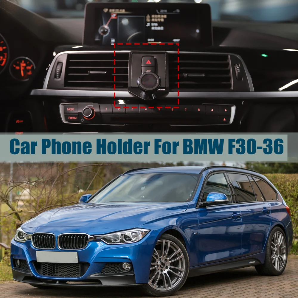 Car Phone Holder For BMW F30 F31 3-Series F32 F33 F34 F35 F36 4-Series F20 F21 Air Vent Mount Magnetic Bracket Car Accessories