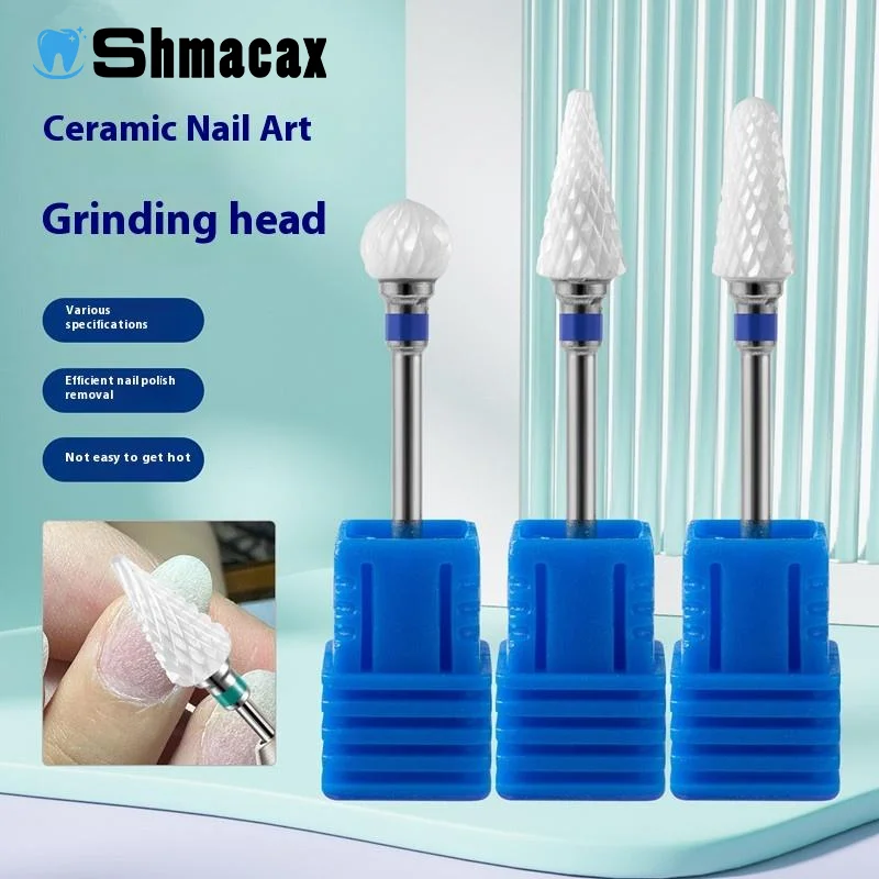 

Ceramic Stainless Steel Nail Drill Bit Milling Cutter For Manicure Pedicure Nail Files Buffer Nail Art Equipment Accessory