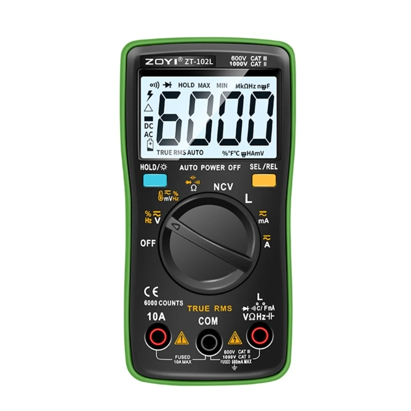 Portable Multimeter Auto Ranges Inductance Measurement for Different Application 517A