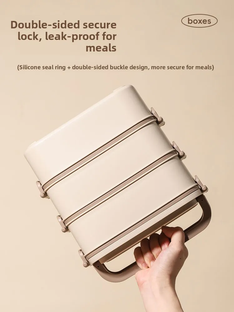 

Large Capaci Portable Stainl Steel 36 Lunch Box Insulated Bento Box for Office Workers And Students Easy to Carry Meal ...