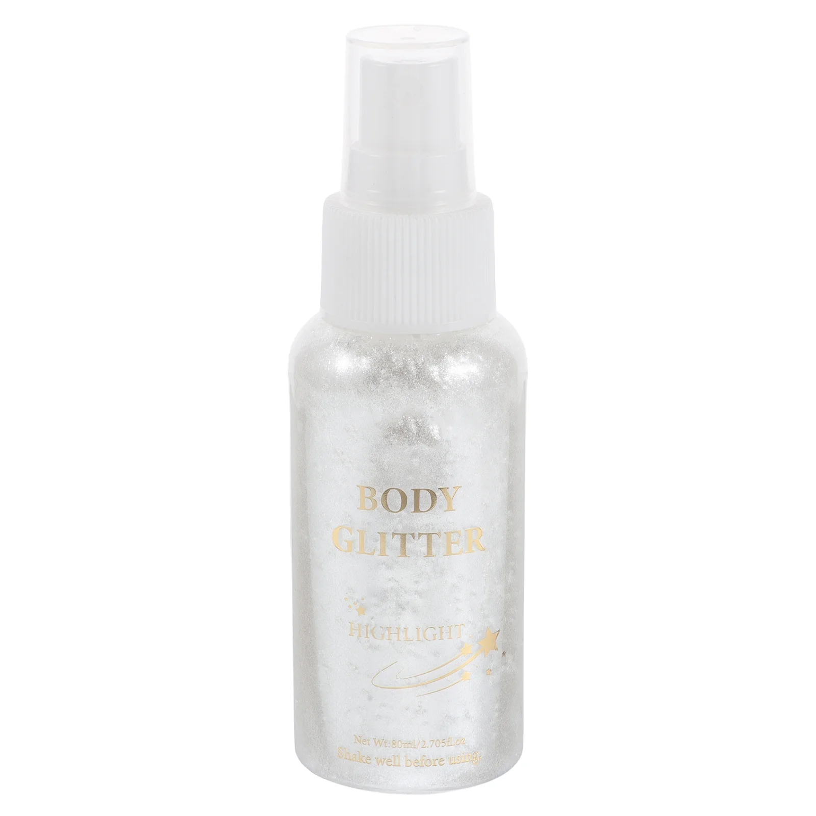 シルバーグリッターボディスプレー スパークリングフェスティバルパーティー ヘアフェイス＆衣類グリッター スパークリーヘアアクセサリー ボディスパークルスプレー