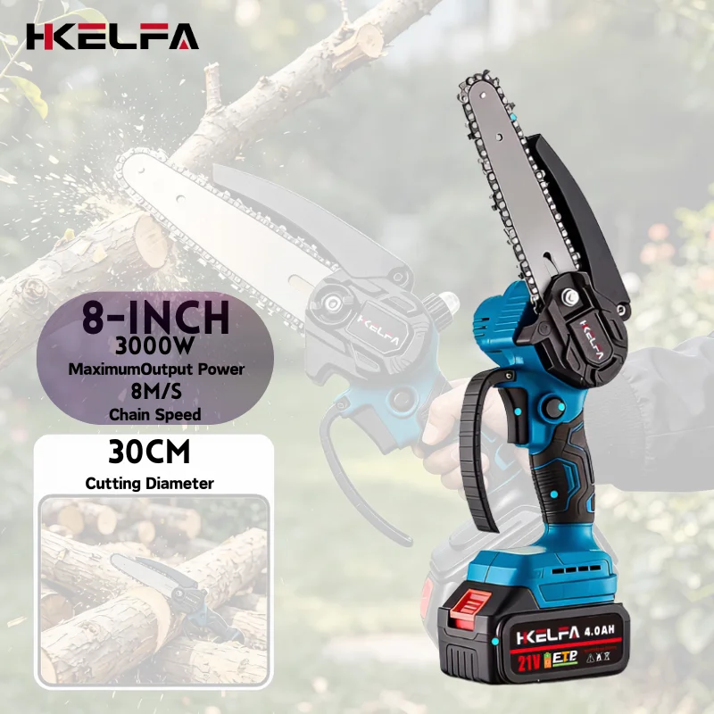 Gardening Tools Battery Powered - منشار كهربائي لاسلكي 8 بوصة، منشار