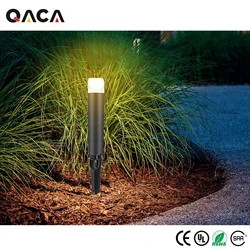 QACA LED Landscape Lighting Outdoor,IP65 Waterproof Pathway Garden Lamps With Transformer,Park Yard Lawn Path Lights DC12V 20W