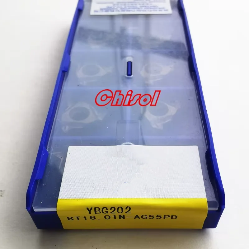 จัดส่งฟรี Cnc คาร์ไบด์เกลียวแทรก RT16.01N-AG55PB YBG205 / RT16.01N-AG60PB YBG202 YBG205เปลี่ยนแทรก