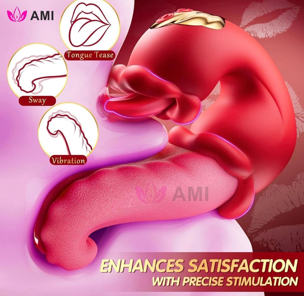 Women Sex Toys Clitoral Stimulator Vaginal Licking High-Quality Silicone Electric Massager Women's Masturbation Adult Sex Toys view 3