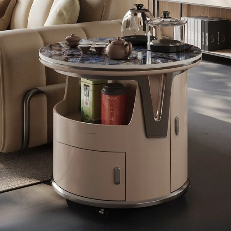 

Минималистичный съемный приставной столик для гостиной, кофейный столик, чайный столик для балкона, маленький интегрированный чайный столик