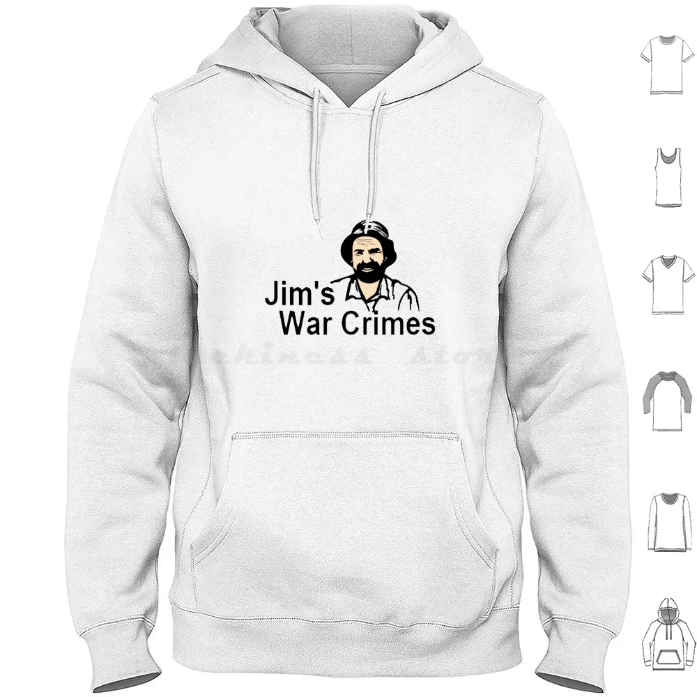 Jims War Crimes Hoodie Cotton Long Sleeve Jim Jims Iconic Aussie Australia Funn…