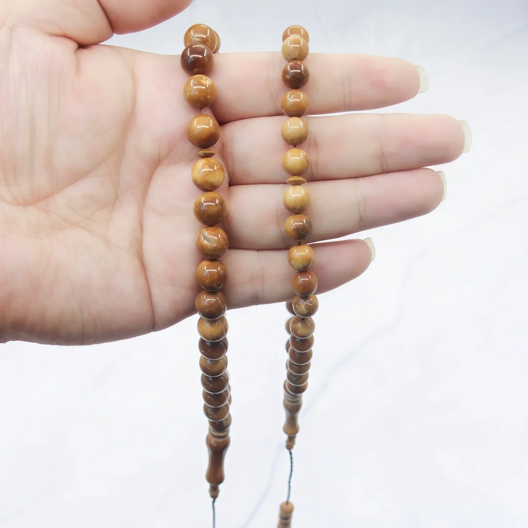 Cook Prayer Beads, 8 mm, 33‑piece nut‑shell meditation hand‑held prayer beads, portable wearable accessory for leisure play