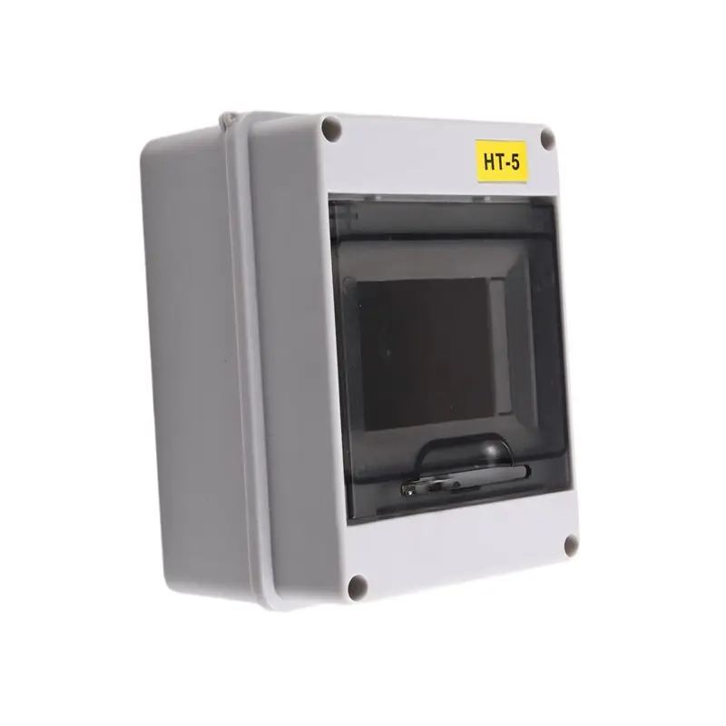 Lightweight IP65 Waterproof HT Series 5WAY Junction Box For Circuit Breaker, Outdoor Electrical Box With Lock