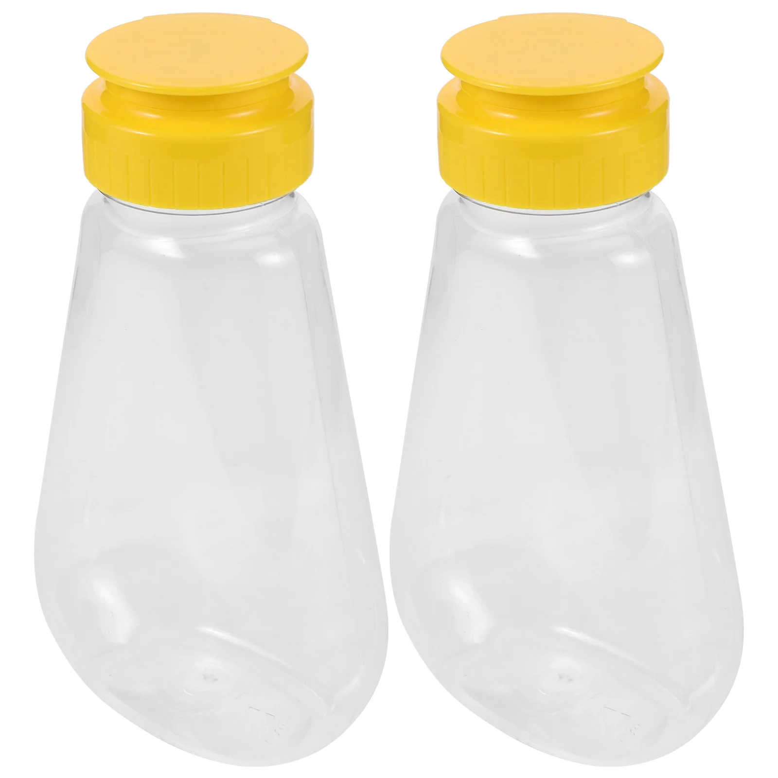 Condiment Honey Bottle Mason Jars Leakproof Dispenser Honeycomb Shaped Transparent Bottles