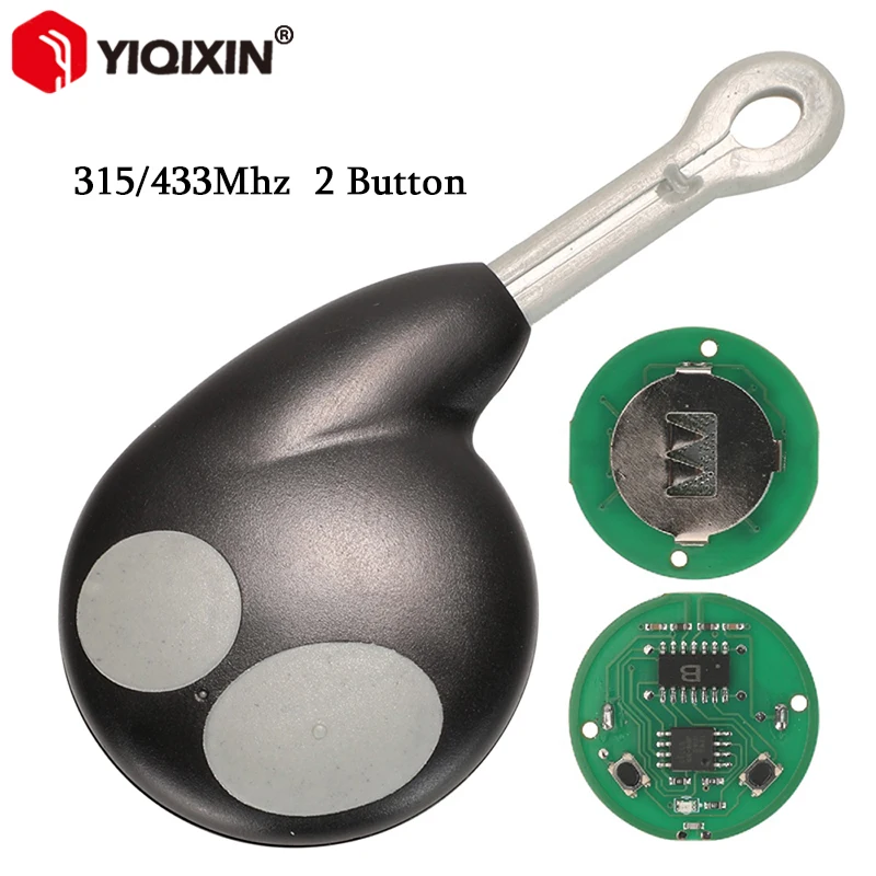 

YIQIXIN 2-кнопочный 315/433 МГц дистанционный смарт-ключ от автомобиля для Toyota Cobra Alarm 1046 3193 7777 7928 8188 ключ автоматического управления входом без ключа