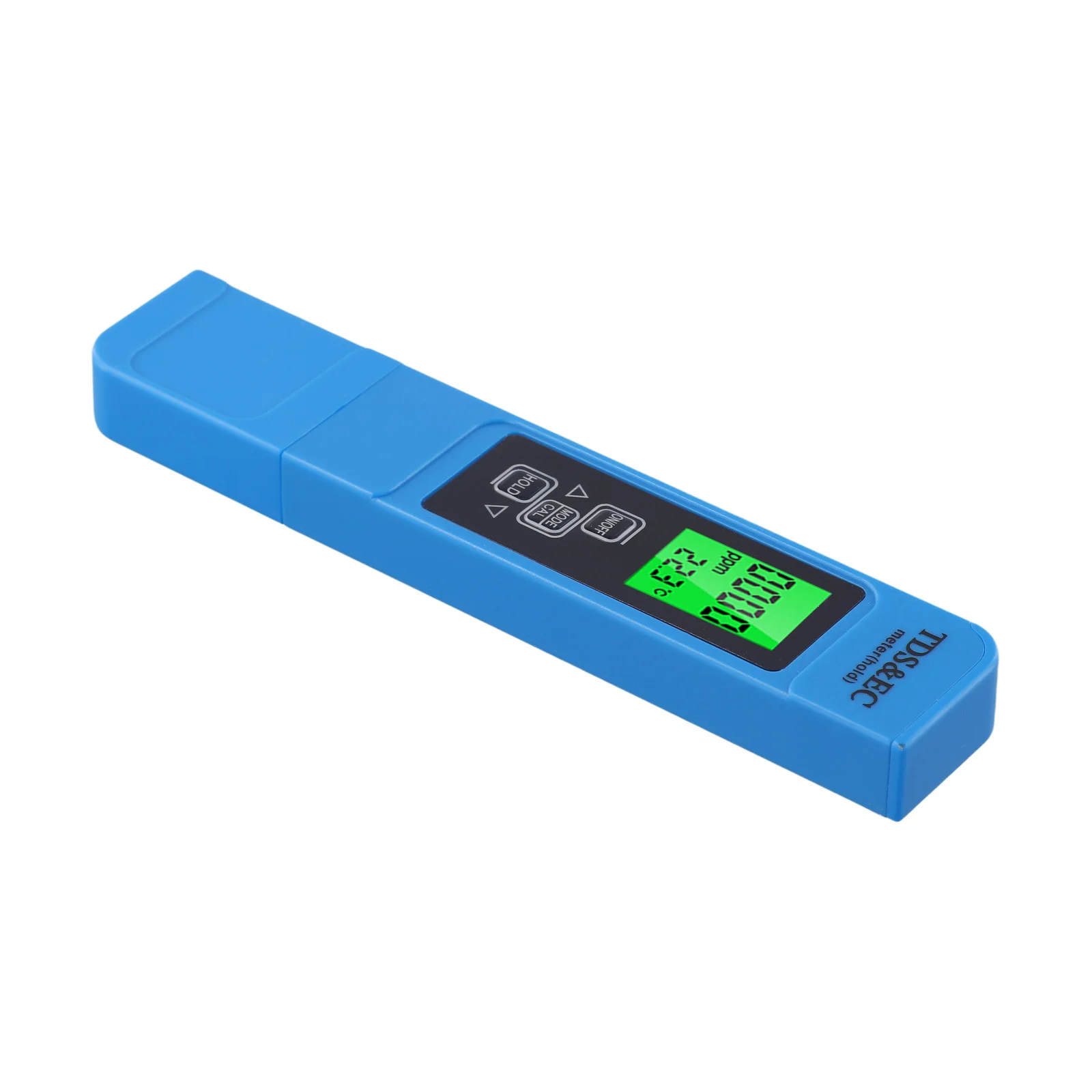Pool Testing Water Quality Tester 152*30mm 1PC ABS Blue Fish Pond Leather Case Temp Test Meter Pen Accessories