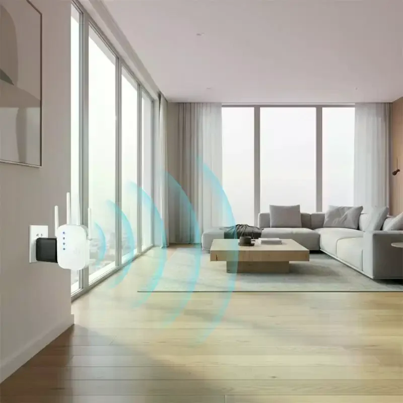 1PC WiFi Router Long Range Signal Booster Router 300Mbps Wireless Repeater 2.4G WiFi Signal Extender Amplifier