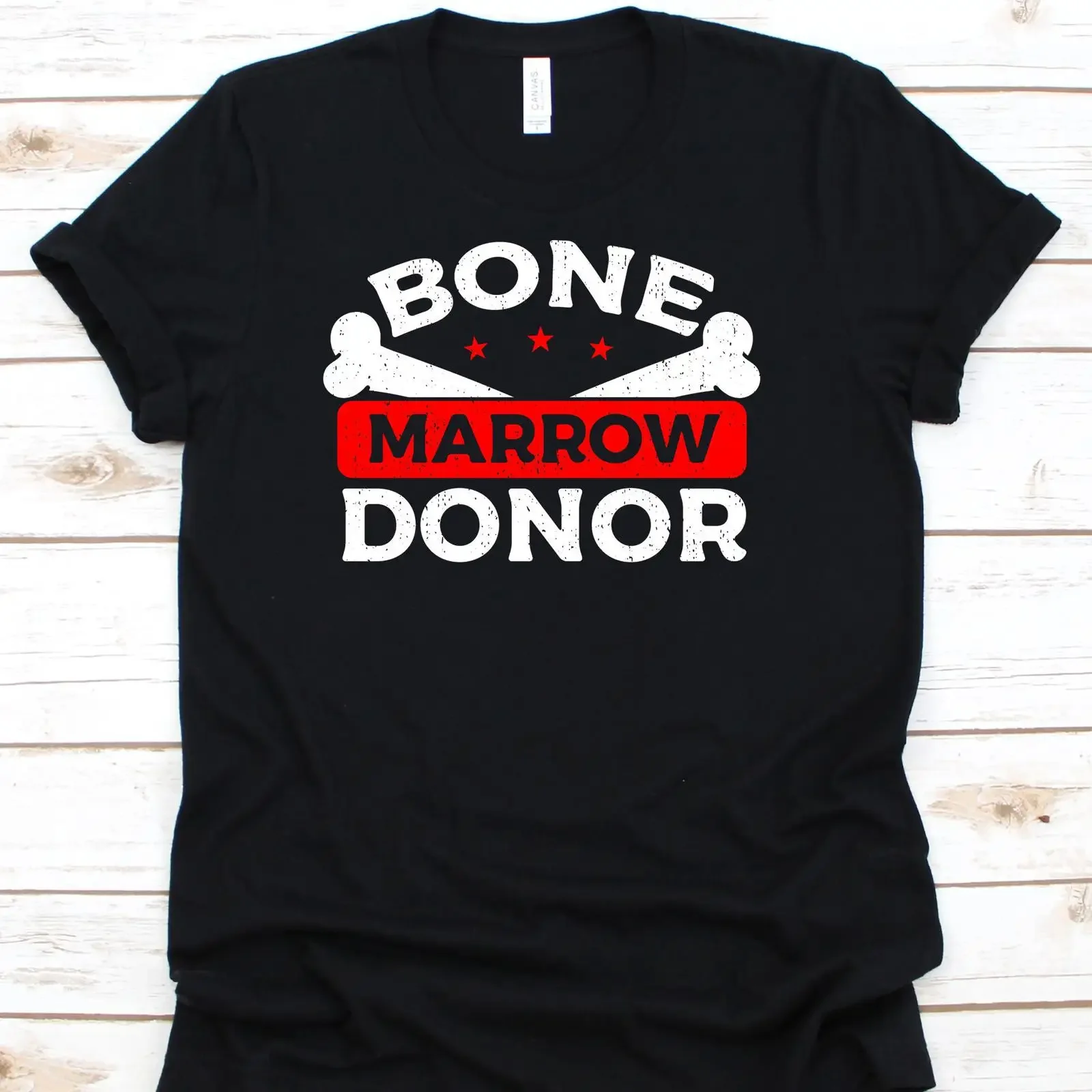 Bone Marrow Donor T Shirt Transplant For Organ Recipient Casual  vintage Washed designer clothes Stretched fashion Slightly
