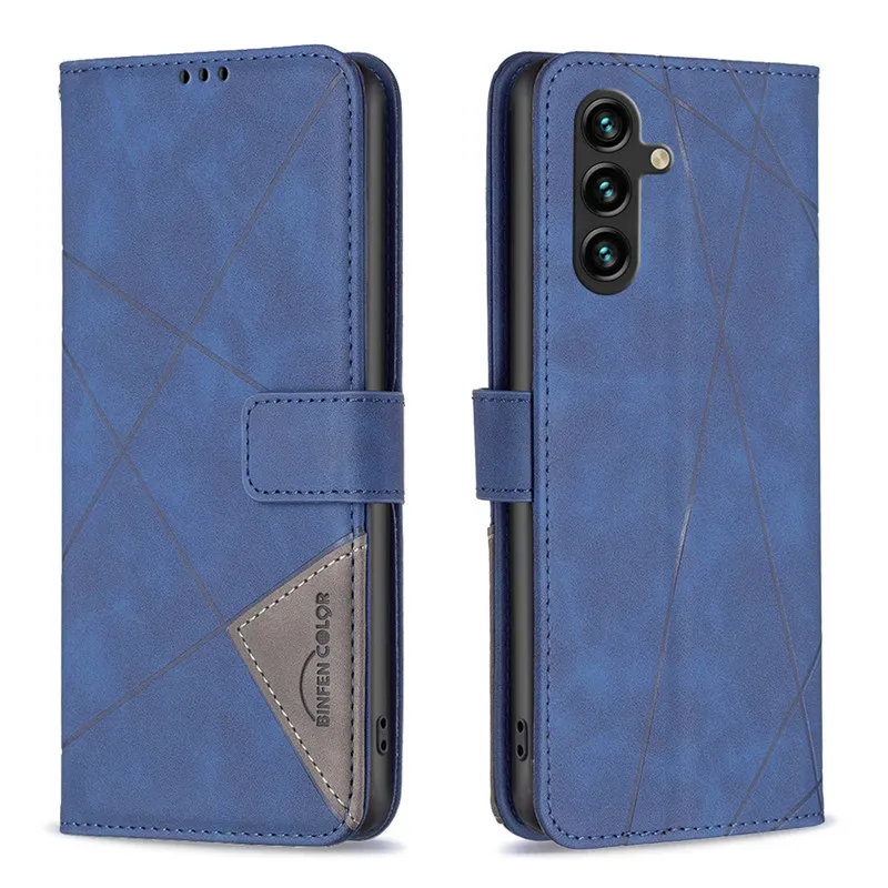 Luxury Leather Phone Case on For Samsung Galaxy A16 A06 A05 M35 M15 M55 C55 F55 F15 M62 F62 Couqe Magnetic Wallet Flip Cover - Image 2