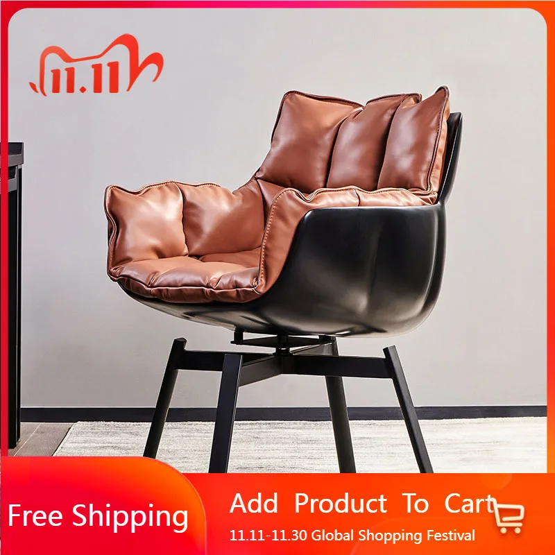 

Garden Lazy Office Chair Vanity Modern Makeup Cushion Office Chair Living Room Comfortable Dinning Muebles Trendy Furniture