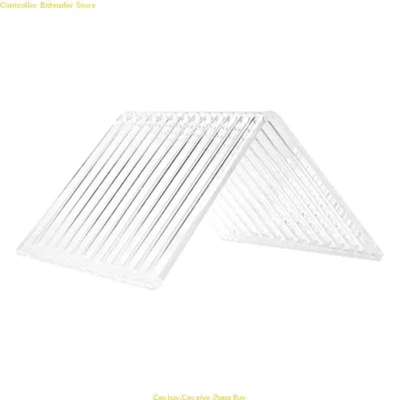 

Desktop Vinyl Record Organization Tabletop Stand Music Lover Triangular Storage Rack Turntable-Record Organiser