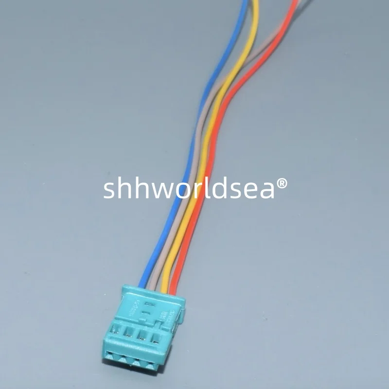 1/10PCS 4 Pin/Way Female Connector Plug Repair Kit With Terminal Or With Wire 61132359994 61138380696 For BMW MQS Trunk Switch