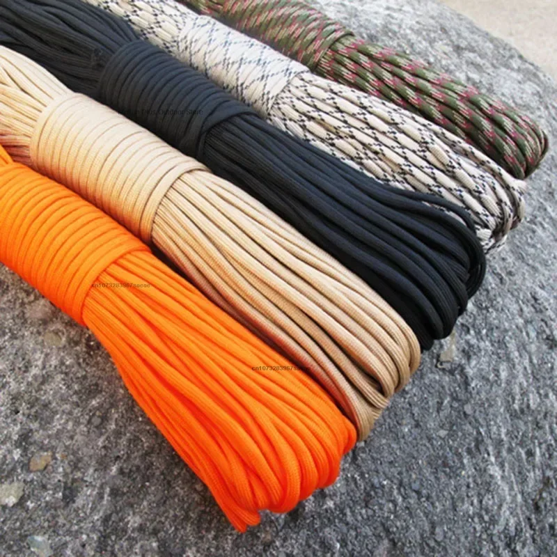 3M/5M/8M Dia.4mm 7 Stand Cores Paracord for Survival Parachute Cord Lanyard Camping Climbing Camping Rope Hiking Clothesline