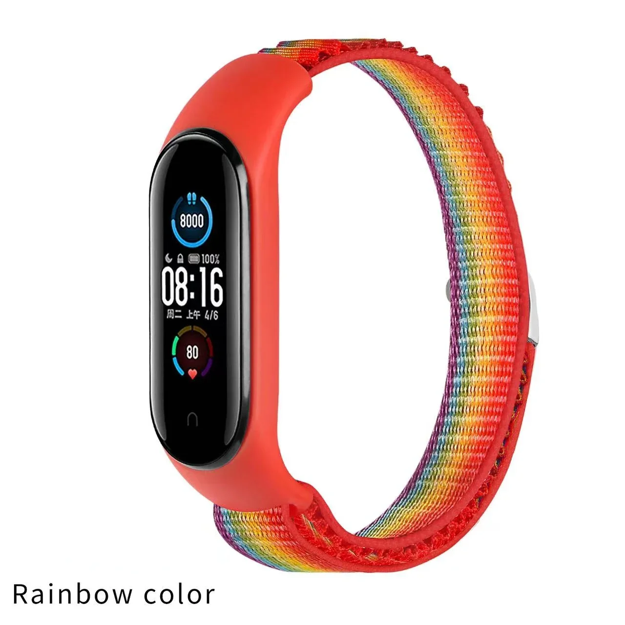 Alpine Loop Strap For Xiaomi Mi Band 7 6 5 Smart Sports Bracelet Replacement Mi Band 7 6 5 Adjustable Wristband For Mi band 4 3