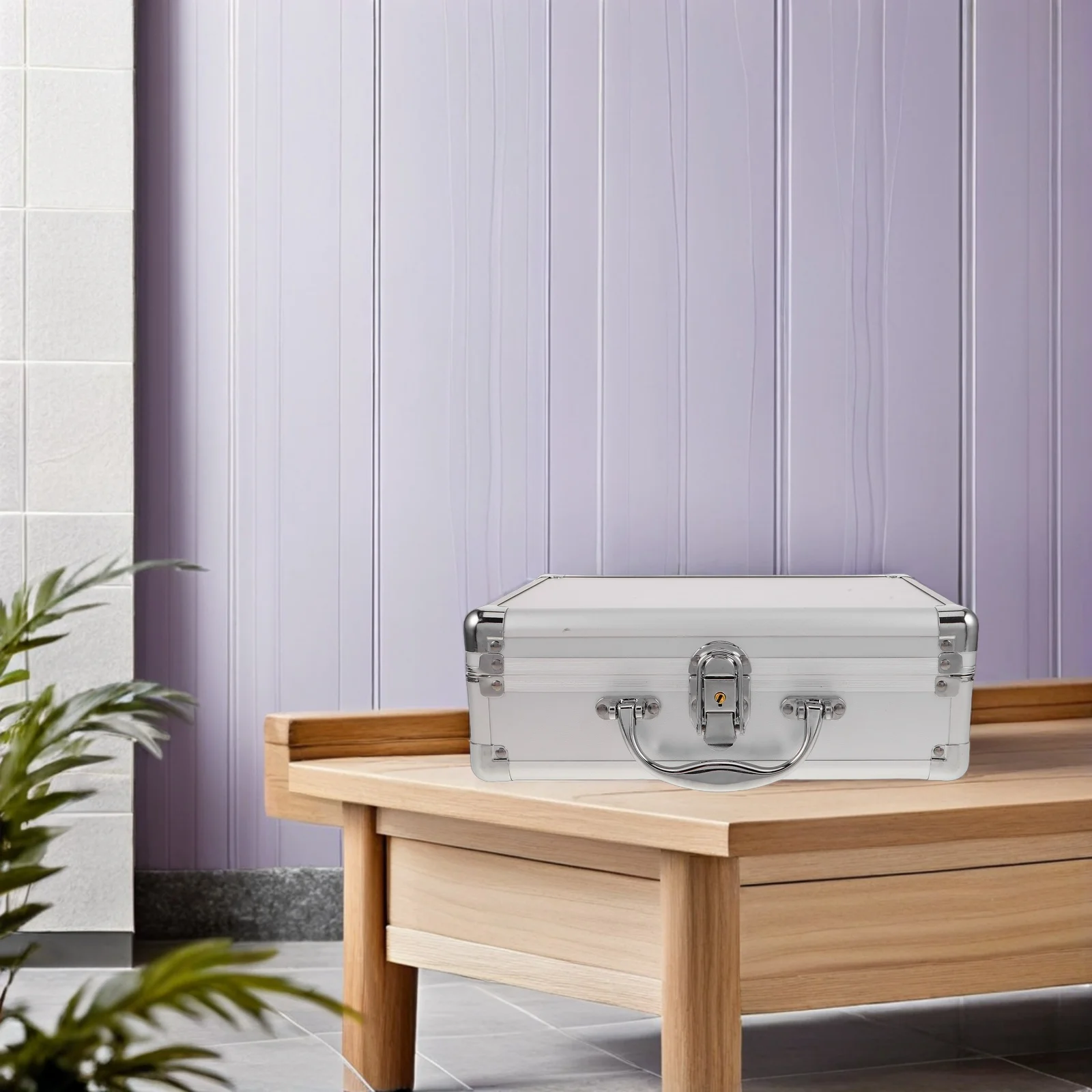 المحمولة سبائك الألومنيوم صندوق تخزين مفتاح قفل غطاء واقٍ مزخرف لهاتف آيفون صندوق حمل واقية لأدوات وثائق الميكروفونات الكاميرات #6