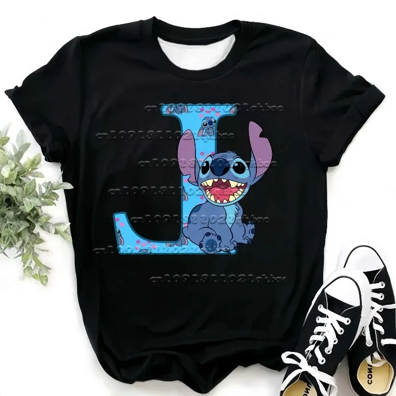 

Новая летняя футболка с милым мультяшным буквенным принтом и 3D принтом, универсальный дышащий быстросохнущий модный топ