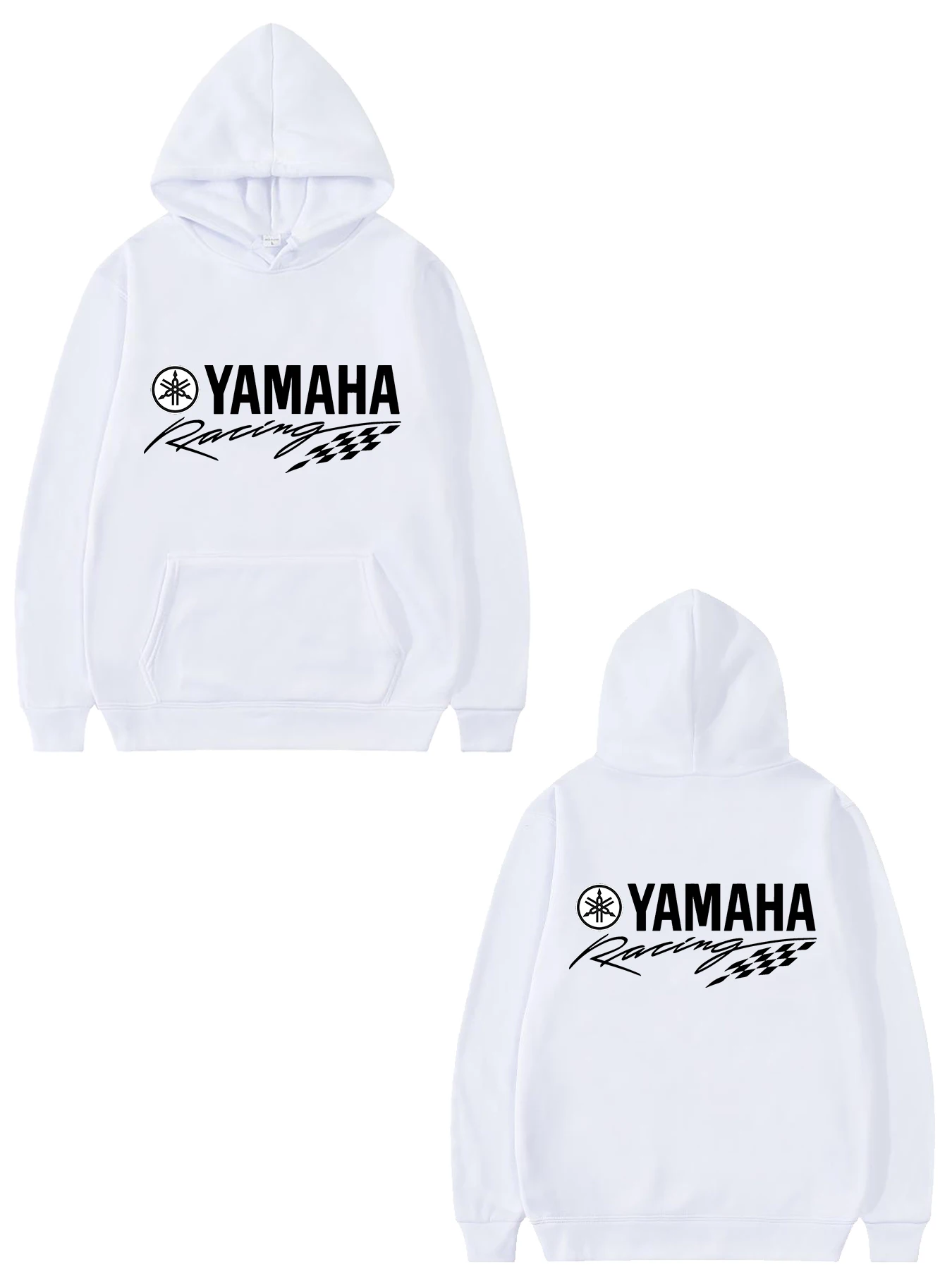 Yamaha Motorcycle Casual Hoodie Men's Urban Style Pullover Sweatshirt Street Comfort Cotton Hoodie