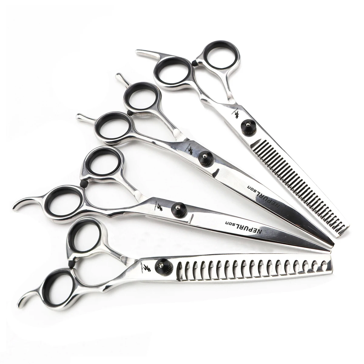 Dog Grooming Scissors Japan Stainless Thinning Shears Down Curved Scissors Pet Scissors Curve Shears Chunker Shears Dropshipping