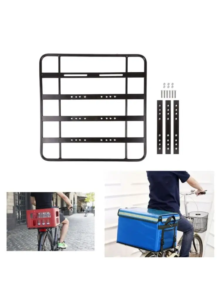 AliExpress NONE Universals Bike Cargo Rack Removable Metal Frame Bicycles Luggage Rack Widened Extension Back Shelf Cycling Accessories