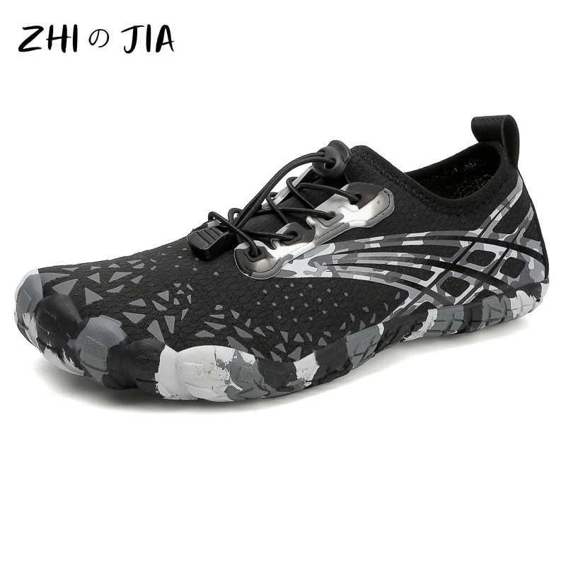 Couple's New Five Finger River Tracing Shoes Outdoor Swimming Yoga Footwear Summer Beach Quick Drying Mesh Sneaker 35-46