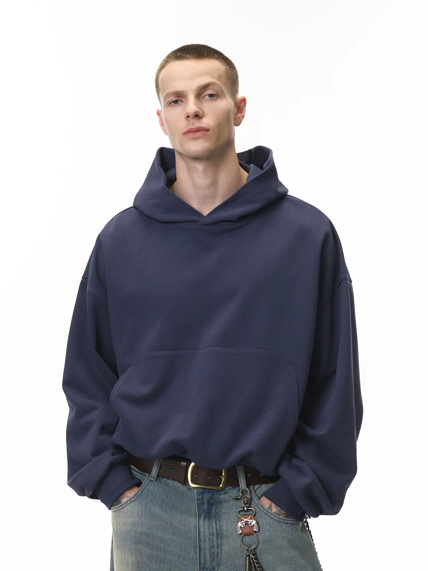 

Худи Boxy оверсайз с текстурой Dragon Sc, 380 г/м², свободный крой, весенняя новинка, американский модный бренд, смесь хлопка и полиэстера