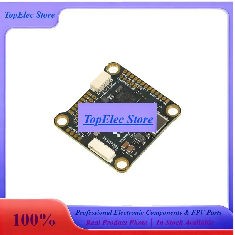 TopESFoxeer H7 MPU6000 Dual BEC Barometer H743 Flight Controller 4-8S LIPO 30.5X30.5mm For FPV Freestyle Drones X8 DIY Parts