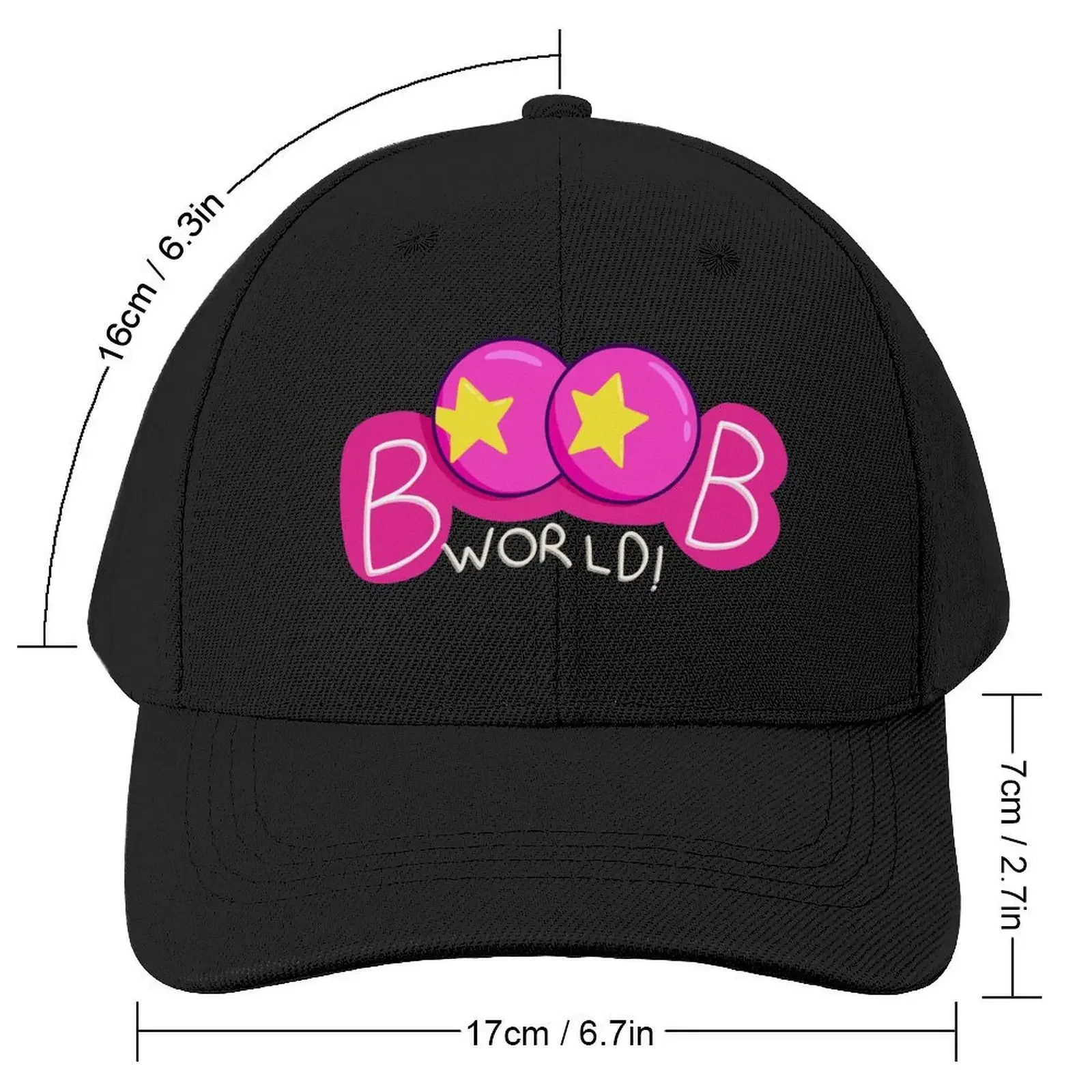 Boob World !- Inspired by the Recent Episode Gotron Jerrysis Rickvangelion Baseball Cap Sunhat Beach Women's Beach Visor Men's