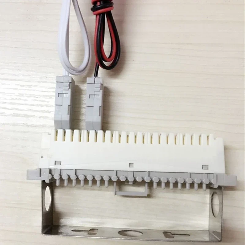 110 Test Head To Clip RJ11 Voice Test Leads MDF Check Test Cord For 110 Phone Krone Voice Module Telecom Patch Panel