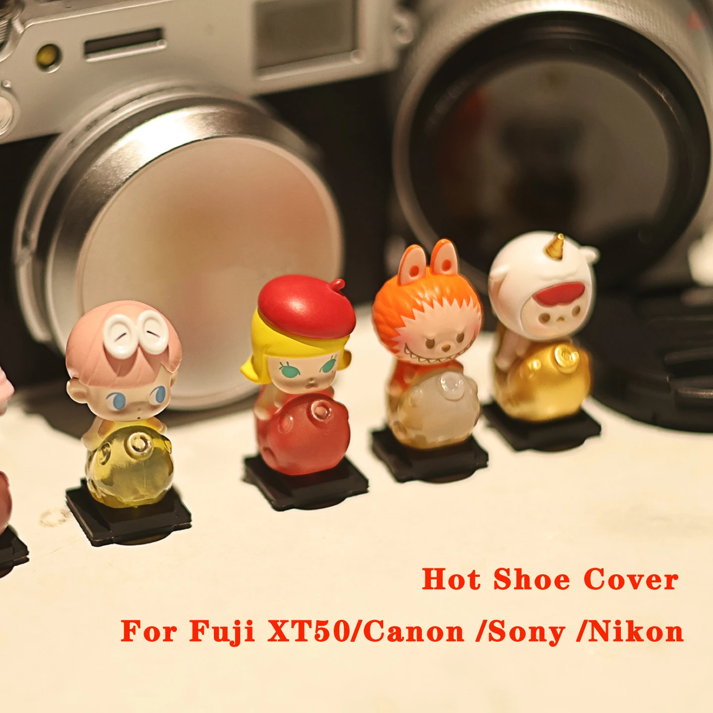 

3D Cartoon Lucky Koi Fish Doll Camera Hot Shoe Cover For Fuji XT50/Canon /Sony /Nikon Universal Protective Cover Accessories
