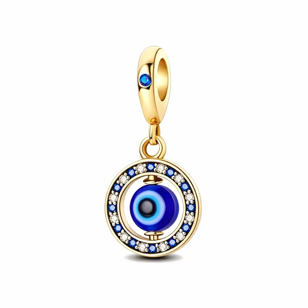 2026 925 Silver Love Mom Dog Moon Charm Flower Glass Beaded Heart Necklace Fit DIY Original Bracelet Anniversary Gift For Women