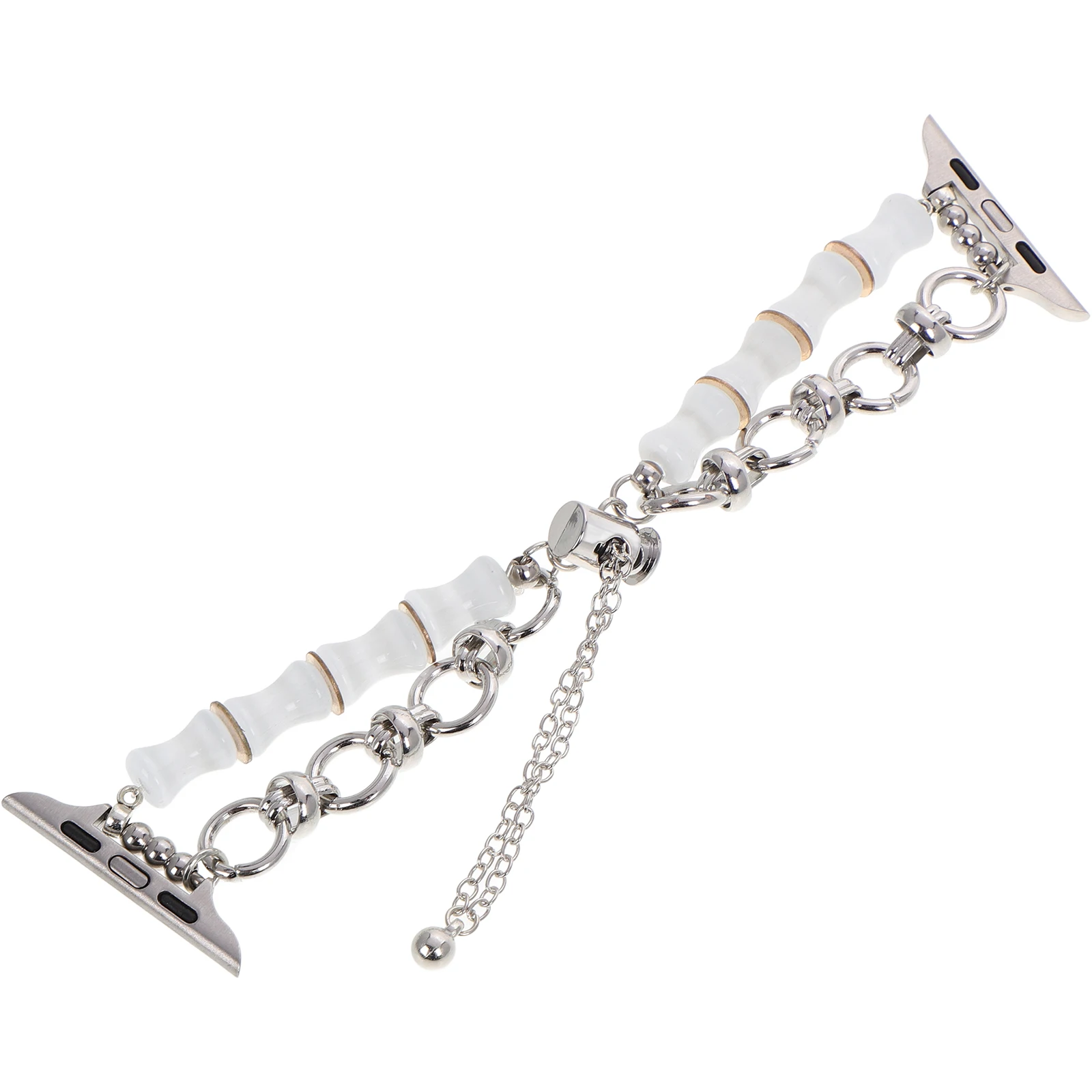 

Bamboo Beaded Strap Bracelet for Women Compatible Adjustable Wristband