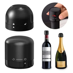 Bouchons de bouteille de vin sous vide réutilisables, ensemble de bouchons de scellant à champagne, étanche, conserve la fraîcheur, outils de prise de vin, 1 pièce, 2 pièces, 3 pièces