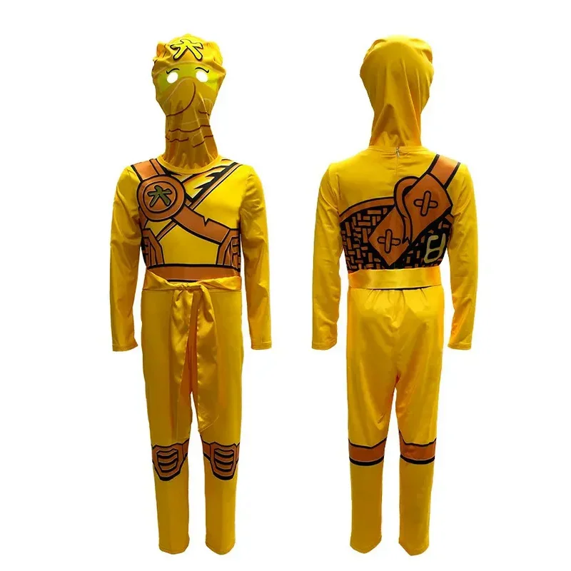 SN88 Role Playing Costume Boy and Girl Jumpsuit Set Halloween Christmas Party Street Costume Ninja Anime Samurai Suit*#2@5