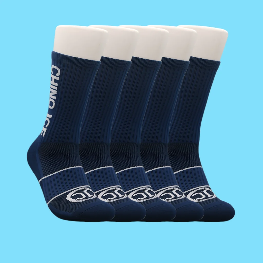 

5 Pairs of football socks sports socks men's mid-calf socks silicone non-slip dot socks basketball yoga socks