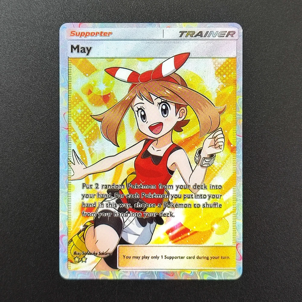 Diy pokemon tcg cartão de bolso B1-Mega subindo trainer lillie lisia copycat fantasia hlal may marlon super raro app cartão de jogo
