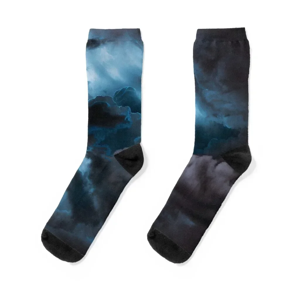 

Angry Storm Clouds Socks funny sock luxury cool men cotton high quality Male Socks Women's
