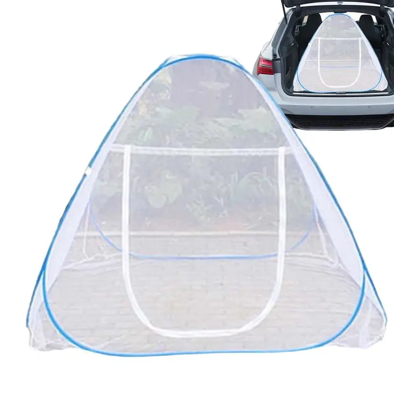 Camping SUV Rear Tent High Elasticity Stable Car Anti-Flying Net SUV Rear Tent Portable Automatic Opening Spacious Design